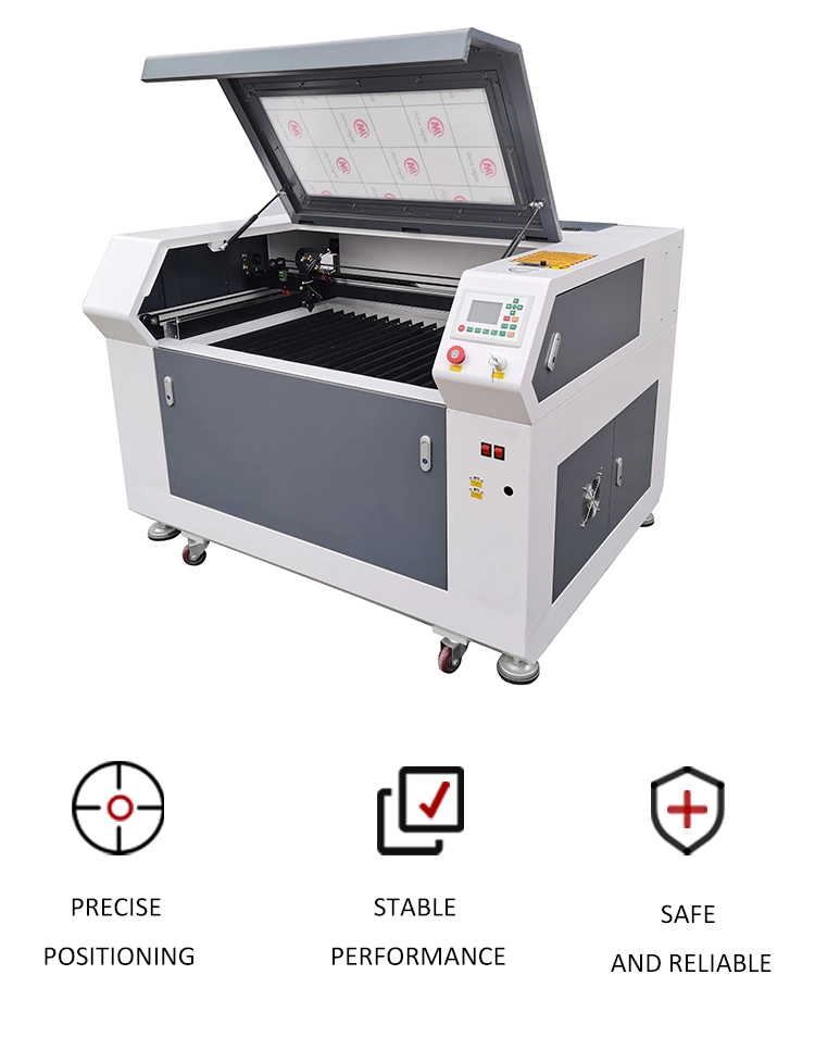 Lm6090h CO2 Laser Engraving and Cutting Machine 80W 100W 130W Ruida 6445g Controller for Acrylic Wood Leather Rubber